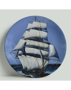 Декоративная тарелка Корабль 20 см Wortekdesign