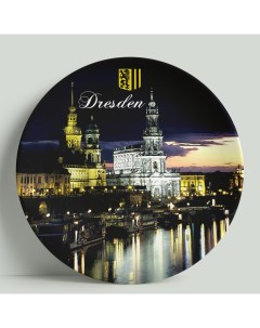 Декоративная тарелка Германия Дрезден 20 см Wortekdesign