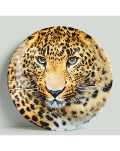 Декоративная тарелка Леопард 20 см Wortekdesign
