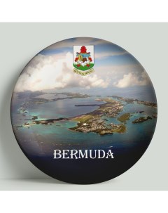 Декоративная тарелка Великобритания Бермуда 20 см Wortekdesign