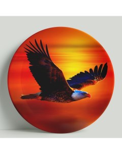 Декоративная тарелка Орел 20 см Wortekdesign