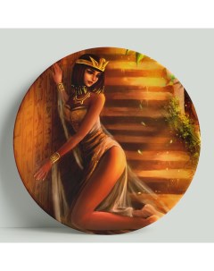 Декоративная тарелка Египетская красавица 20 см Wortekdesign