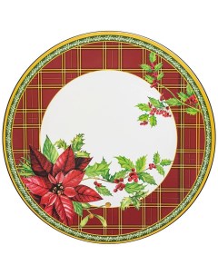 Тарелка для новогодней сервировки Рождественская сказка 33 см 106 611 Lefard