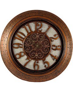 Часы настенные 51 см коричневый Nobrand