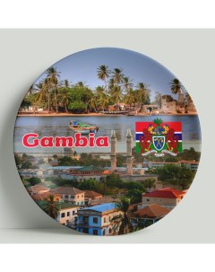 Декоративная тарелка Гамбия 20 см Wortekdesign