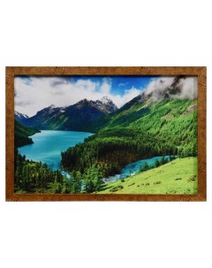 Гобеленовая картина Горное озеро 44 64 см Nobrand