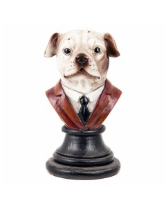 Статуэтка Собака в красном пиджаке полистоун Royal gifts