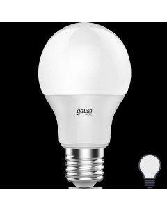 Лампа светодиодная E27 170 240 В 9 5 Вт груша матовая 750 лм нейтральный белый свет Gauss