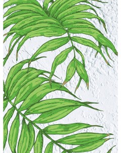 Картина Экспозиция тропических листьев Woozzee