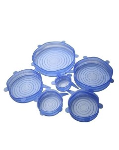 Крышка для посуды Available Набор силиконовых крышек для хранения продуктов 6 шт Nobrand