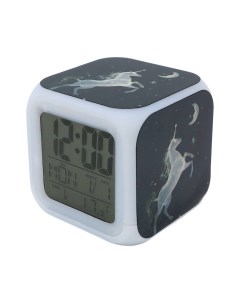 Часы будильник Единорог с подсветкой 5 Михимихи