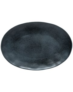 Блюдо Livia 44 7х30 6 см керамическое черное Costa nova