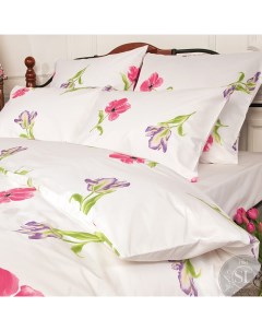 Комплект постельного белья Spring Melody Pink размер 1 5 спальный Kariguz