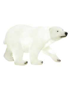 Световая фигура Медведь холодный белый свет LED 29 х 46 см белая Kaemingk
