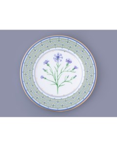Декоративная тарелка Небесно голубой василек 27 см Императорский фарфоровый завод