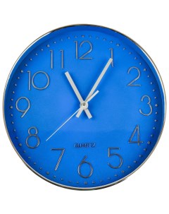 Часы 581 971 CHRONO Часы настенные 29 3x29 3x5 см 1xAA цвет синий Ladecor