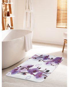 Коврик для ванной туалета Орхидеи bath_50381_60x100 Joyarty