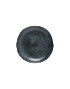 Тарелка Livia 21 7 см керамическая черная Costa nova