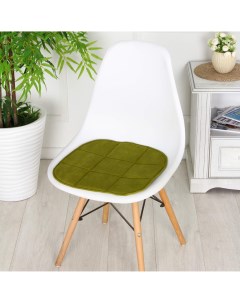 Подушка на стул мебельная ткань 39x40 см олива Bio-line