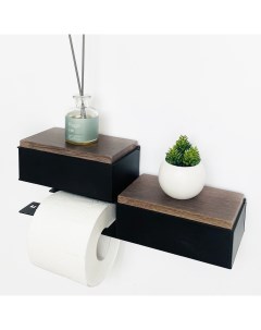 Держатель для туалетной бумаги с двумя ящиками П3В ТЧ Molinardi creativo