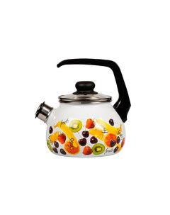 Чайник для плиты со свистком Fruits эмалированный 3 л Vitross