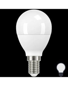 Лампа светодиодная E14 170 240 В 5 5 Вт шар малый матовая 470 лм нейтральный белый Gauss