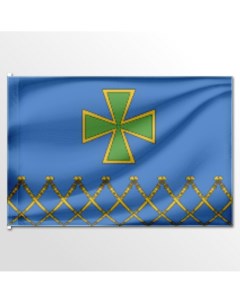 Флаг Казанского сельского поселения 135x90 см Цтп феникс