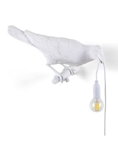 Светильник настенный Bird Lamp Looking Right белый Seletti
