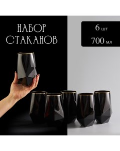 Набор стаканов 6 штук стеклянные 700 мл Lenardi
