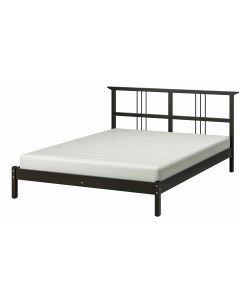 Кровать Икеа Рикене с реечным основанием 160x200 черная Ikea