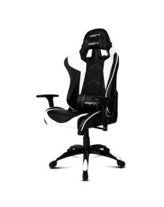 Кресло игровое DR300 PU Leather black white Drift