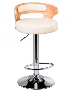 Барный стул FRED 1 шт натуральное дерево кремовый Dobrin