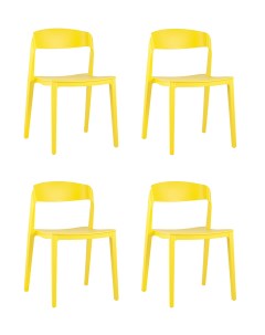 Комплект стульев 4 шт Moris желтый Stool group
