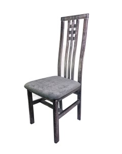 Деревянный стул для кухни и гостиной Dominoes 0001 серый патина Chair warehouse