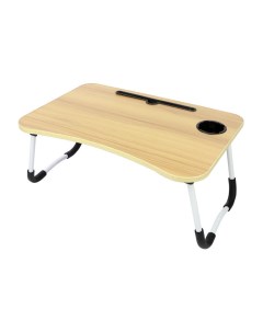 Складной стол для ноутбука Светлое дерево Nobrand
