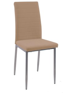 Комплект стульев 2 шт ТЕКС капучино хром Dik