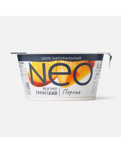 Греческий йогурт 1 7 персик 125 г Neo