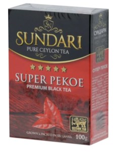 Чай черный Super Pekoe 100 г Sundari