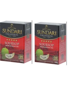 Чай чёрный Soursop 100 г х 2 шт Sundari