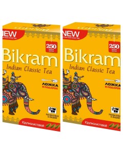 Чай листовой Индийский Классический Big Leaf 250 г х 2 шт Bikram