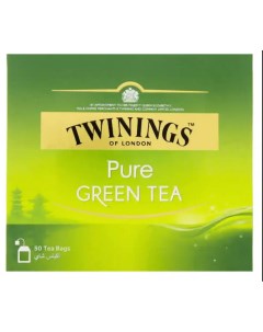 Зеленый чай Pure Green Tea 50 пакетиков Twinings