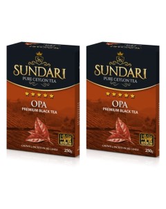 Чай листовой Опа 250 г х 2 шт Sundari