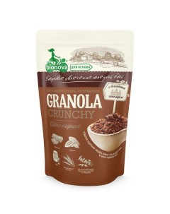 Гранола Мюсли Бионова Crunchy Шоколадные 400 гр 2 упаковки Bionova