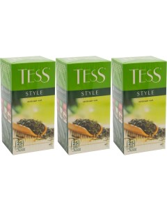 Чай в пакетиках Стайл 25 пакетов х 3 шт Tess