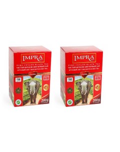 Чай IMPRA черный 200 г х 2 шт Impra tea