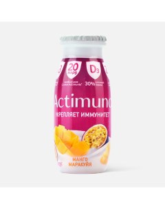Напиток кисломолочный с манго и маракуйей 1 5 95 г Actimuno