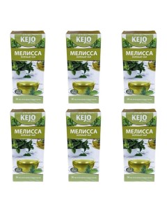 Чай в пакетиках KEJOfoods Мелисса 1 8 г 20 пакетов х 6 шт Kejo foods