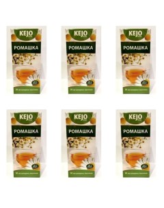Чай в пакетиках KEJOfoods Ромашка 1 8 г 20 пакетов х 6 шт Kejo foods
