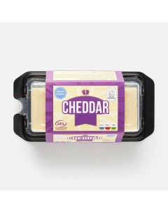 Сыр полутвердый Белые вершины Чеддер 50 200 г Cheese box