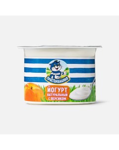 Йогурт с персиком 2 9 110 г Простоквашино